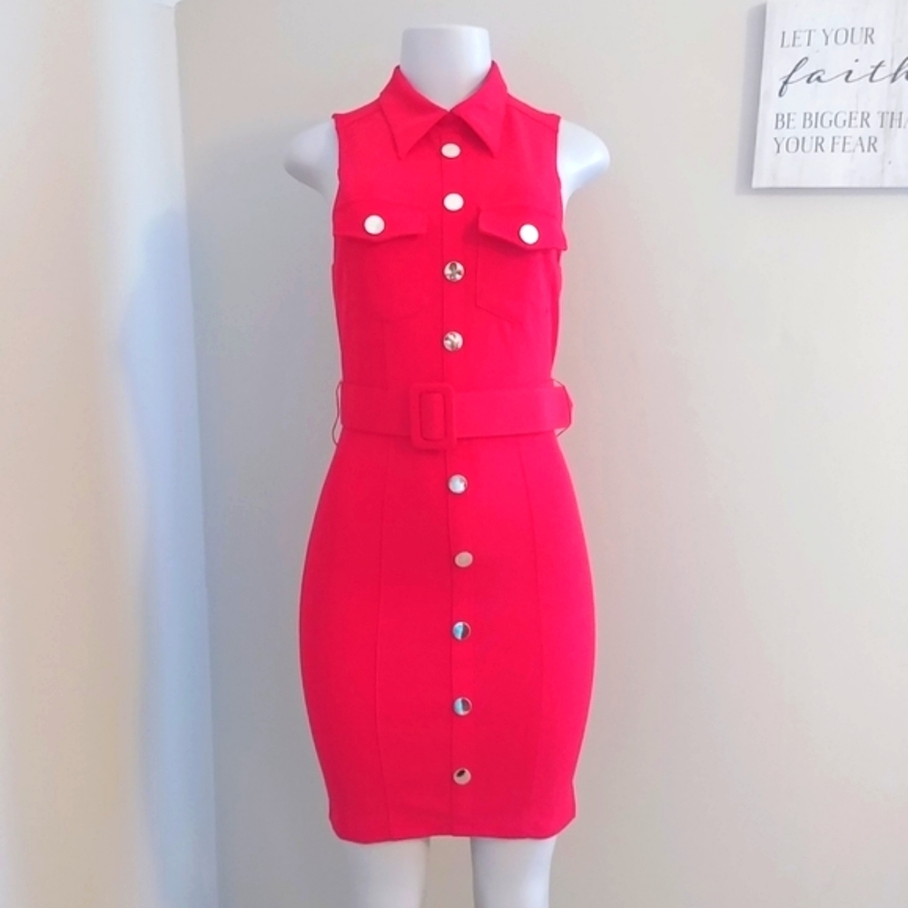Red‎ Fitted Dress
